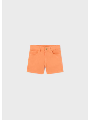 Бебешки памучни къси панталони в оранжев цвят Mayoral