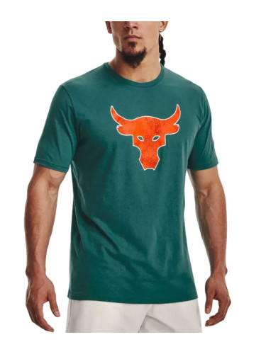 UNDER ARMOUR x Project Rock Brahma Bull Tee Green/Orange