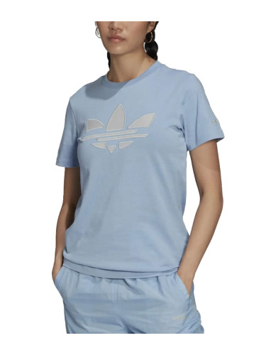 ADIDAS Originals Adicolor Shattered Trefoil Tee Blue