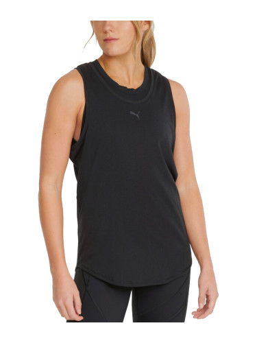 PUMA Tri-Blend Training Tank Top Black