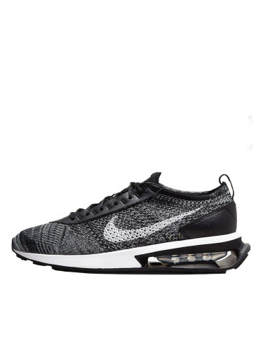 NIKE Air Max Flyknit Racer Shoes Black/White