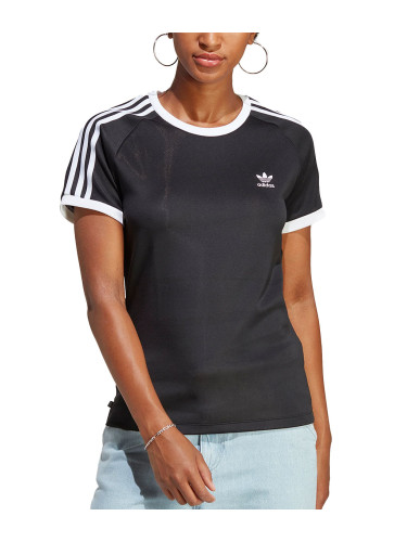 ADIDAS Originals Adicolor Classics Slim 3-Stripes Tee Black