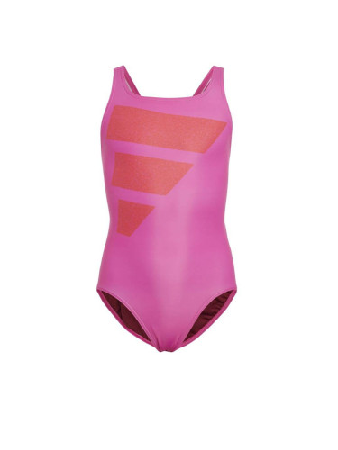 ADIDAS Big Bars Logo Swimsuit Pink