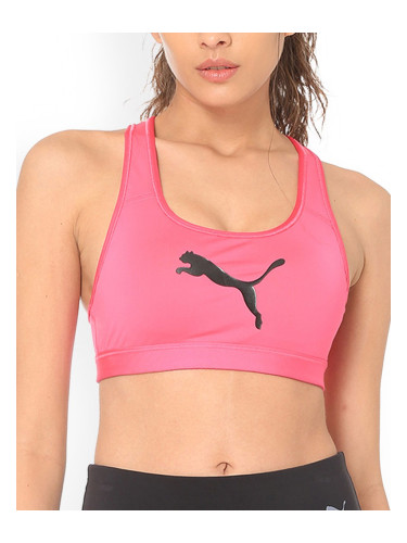 PUMA Mid Impact 4Keeps Training Bra Pink