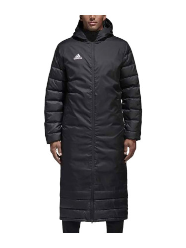 ADIDAS Winter Long Down Coat Top Jersey Jacket Black