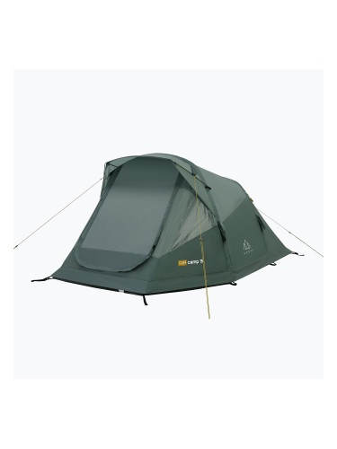 Надуваема палатка за къмпинг за 3 души KADVA AIRcamp 3 зелена