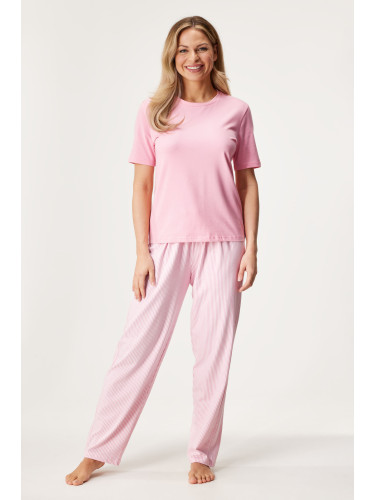 Памучна пижама Pink Dream дълга