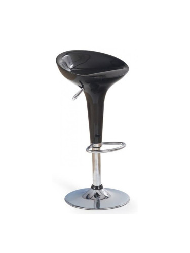 Бар стол Мебели Богдан модел H-17 BM, цвят: черен, размер: 44/38/90-111 см