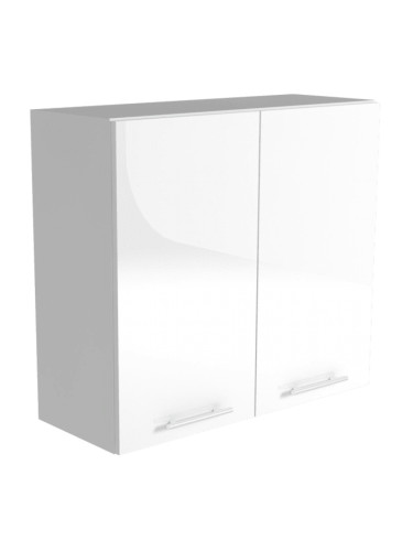 Горен шкаф В80/72-Е20, бял гланц