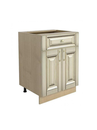 Долен шкаф Vanilla H60/87-E20, с 1 чекмедже и 2 врати