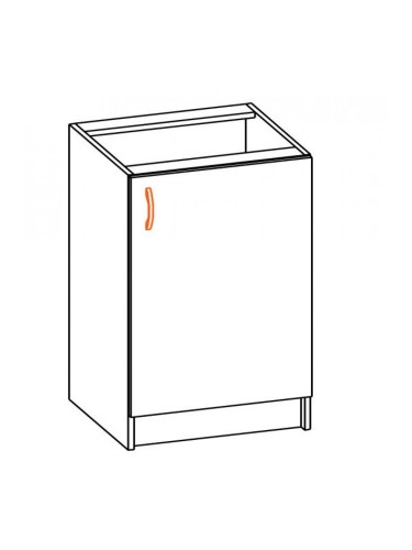 Долен шкаф Alina 50Н-E20, с една врата/елша