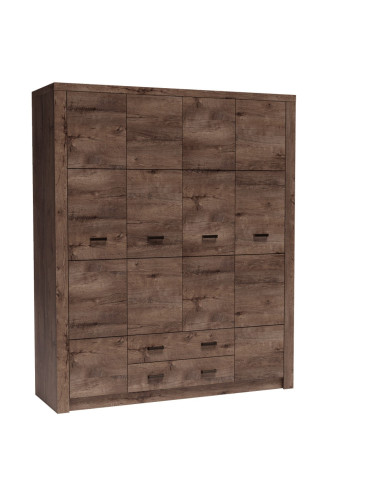 Гардероб Indianapolis I-18, тъмна пепел