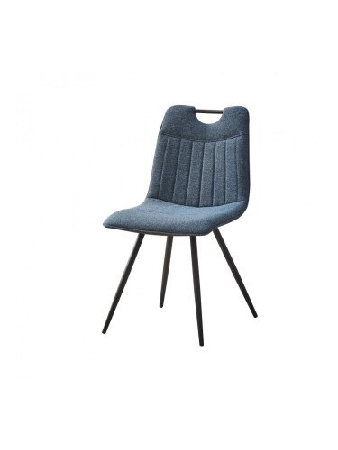 Трапезен стол Мебели Богдан К-334-Е20, сиво и черно