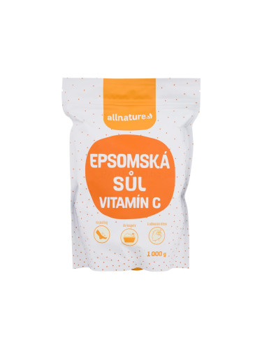 Allnature Epsom Salt Vitamin C Соли за вана 1000 g