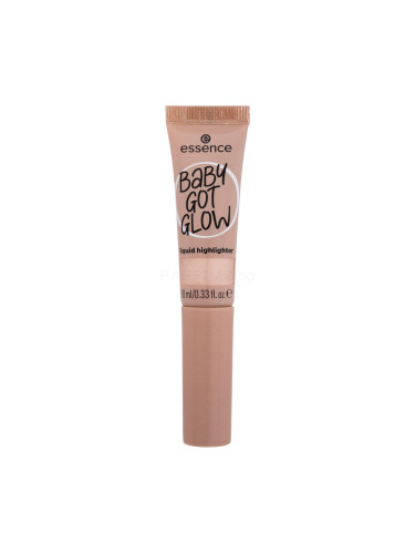 Essence Baby Got Glow Liquid Highlighter Хайлайтър за жени 10 ml Нюанс 10 Sassy In Silk