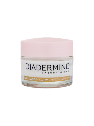 Diadermine Anti-Wrinkle Double Action Day Cream Дневен крем за лице за жени 50 ml увредена кутия