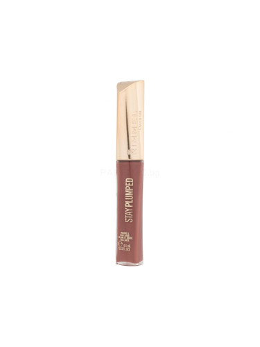 Rimmel London Stay Plumped Блясък за устни за жени 6,5 ml Нюанс 759 Spiced Nude