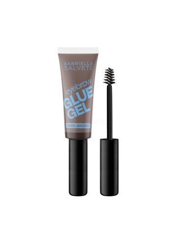 Gabriella Salvete Denim Story Brow Style Eyebrow Glue Gel Спирала за вежди за жени 6 ml Нюанс Dark Brown