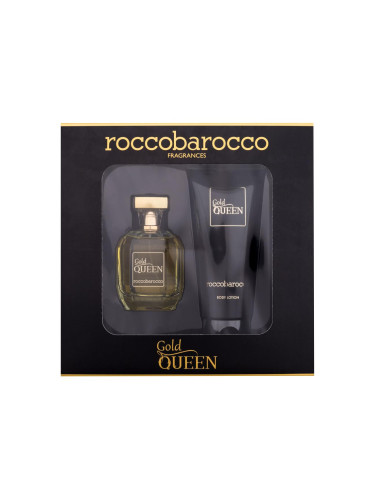 Roccobarocco Gold Queen Подаръчен комплект EDP 100 ml + лосион за тяло 200 ml