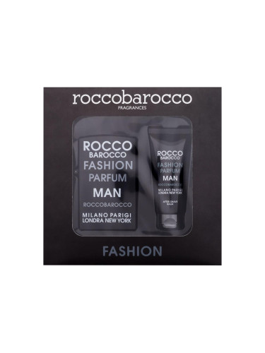 Roccobarocco Fashion Man Подаръчен комплект EDT 75 ml + балсам за след бръснене 100 ml