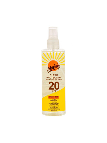 Malibu Clear Protection SPF20 Слънцезащитна козметика за тяло 250 ml