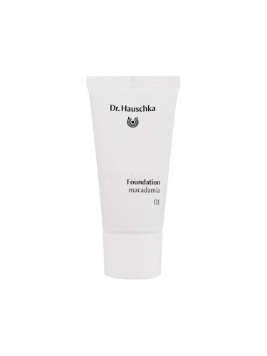 Dr. Hauschka Foundation Фон дьо тен за жени 30 ml Нюанс 01 Macadamia