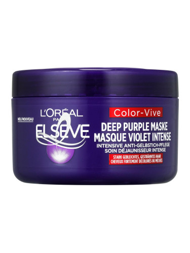 L'Oréal Paris Elseve Color-Vive Deep Purple Mask Маска за коса за жени 250 ml