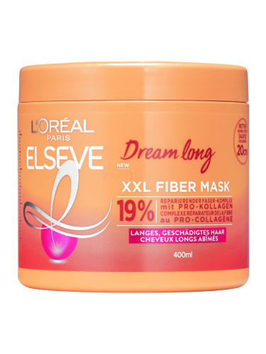 L'Oréal Paris Elseve Dream Long XXL Fiber Mask Маска за коса за жени 400 ml