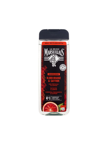 Le Petit Marseillais Blood Orange & Saffron Душ гел за мъже 400 ml