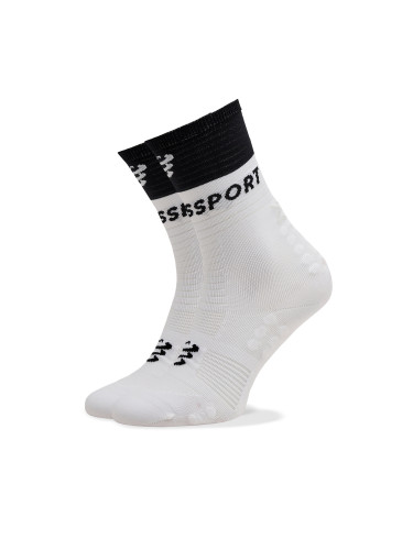 Дълги чорапи unisex Compressport Mid Compression V 2.0 SQTU3540002 Бял