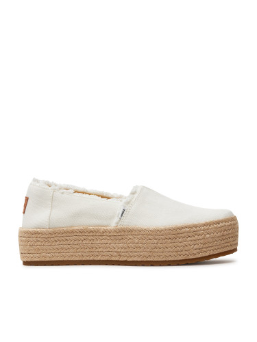 Еспадрили Toms Valencia 10019820 Бял