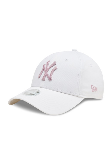 Шапка с козирка New Era Wmns Metallic Logo 940 Nyy 60435261 Бял