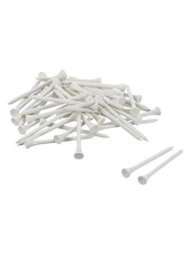 Longridge 69mm (1000Pcs) Wooden White Тийчета за голф