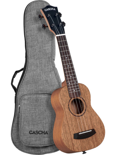 Cascha Soprano Ukulele Mahogany Solid Natural Сопрано укулеле