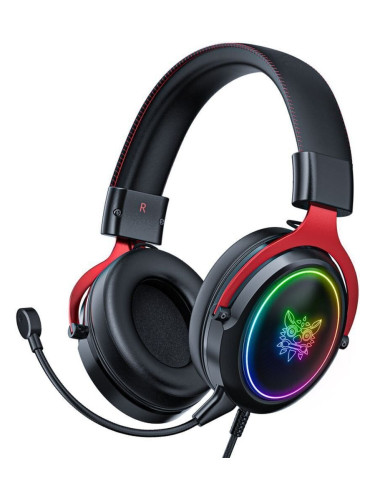 Onikuma X10 RGB Wired Gaming Headset With Detachable Mic слушалки за компютър