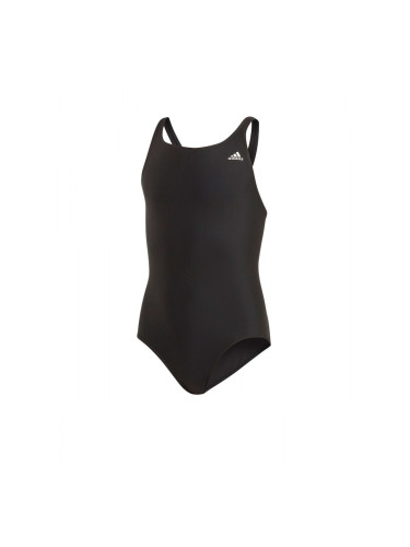 ADIDAS Solid Fitness Swimsuit Black