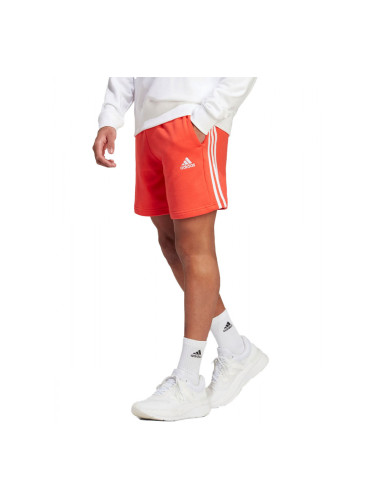 ADIDAS Essentials 3-Stripes French Terry Shorts Red