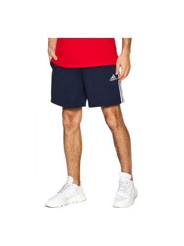 ADIDAS Essentials French Terry 3-Stripes Shorts Blue