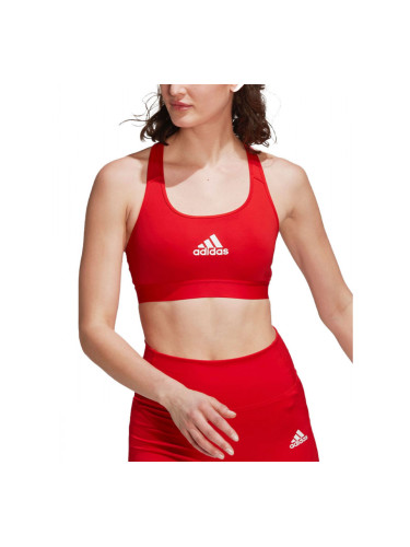 ADIDAS Powerreact Training Medium-Support Bra Red