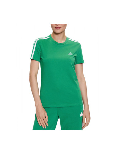 ADIDAS Sportswear Essentials Slim 3-Stripes Tee Green