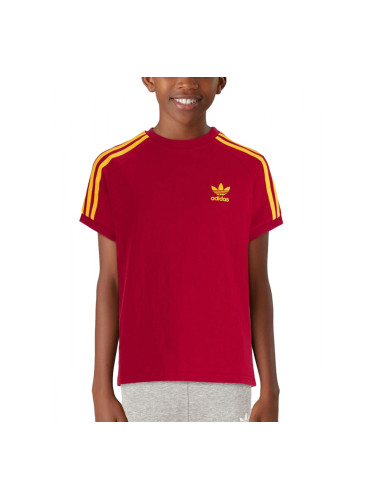 ADIDAS Originals Adicolor 3-Stripes Tee Red