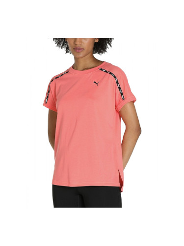 PUMA Logo Boyfriend Training Tee Orange