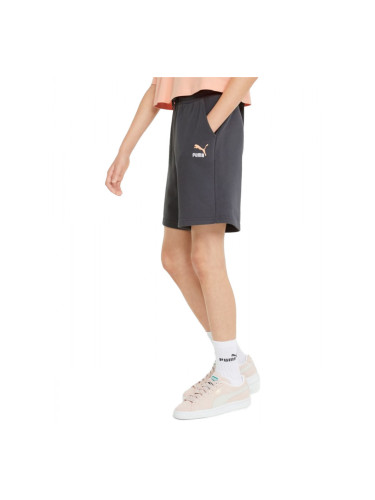 PUMA Relaxed Fit Youth Shorts Grey G