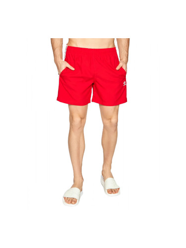 ADIDAS Adicolor Classics 3-Stripes Swim Shorts Red