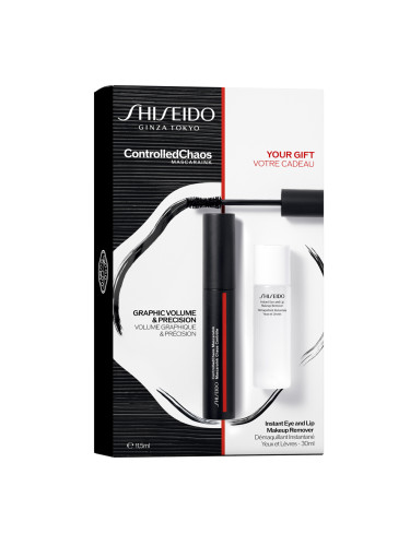 КОМПЛЕКТ SHISEIDO Controlled Chaos Mascaraink  Спирала дамски 11,5ml