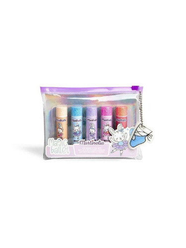 КОМПЛЕКТ MARTINELIA Magic Ballet Lip Balm Cosmetic Bag Set Lip Set  Комплект детски  