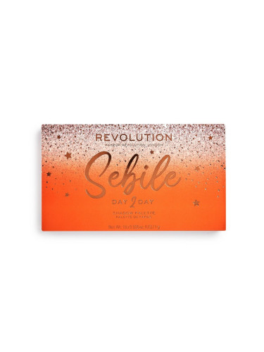 Revolution X Sebile Day 2 Day Eyeshadow Palette Сенки палитра  18gr