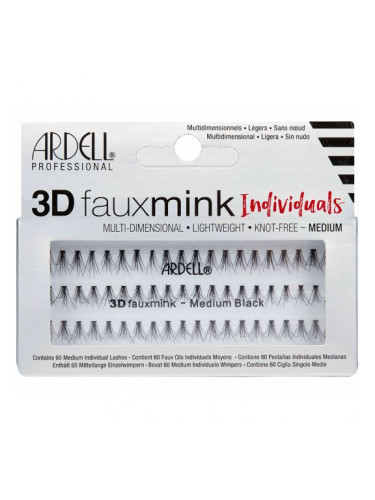 ARDELL Lashes 3D Faux Mink Individual Medium Снопчета за мигли дамски  