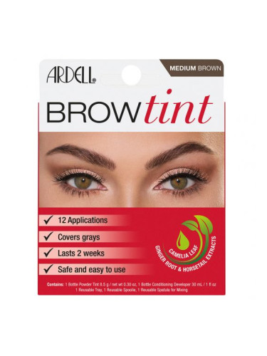 Ardell Brow Tint Medium Brown Боя за мигли/вежди дамски 8,5gr