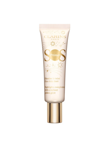 CLARINS SOS Primer Gold Glow  База за лице  30ml